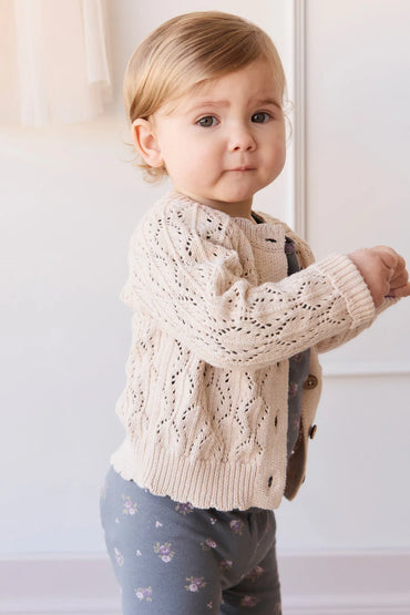 Jamie Kay Livvy Cardigan - Light Oatmeal Marle 2YR