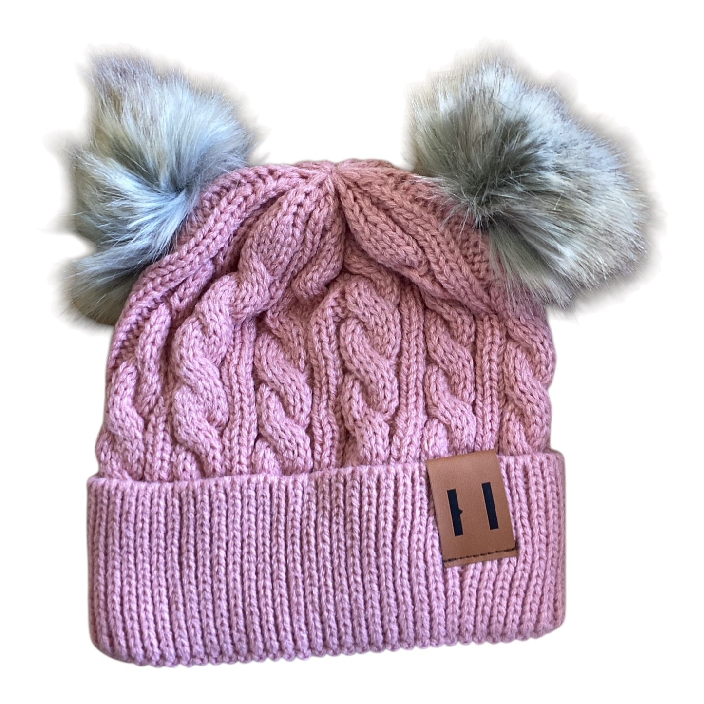 Double Pom Acrylic Beanie 1-6YRS