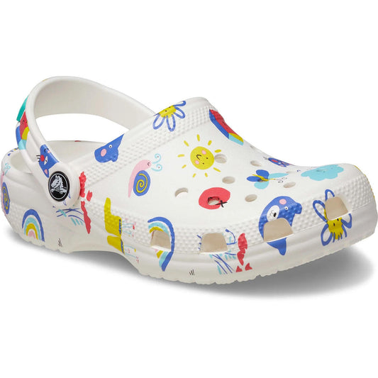 Crocs Classic Clog - Doodle Print Toddlers
