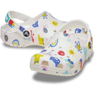 Crocs Classic Clog - Doodle Print Toddlers
