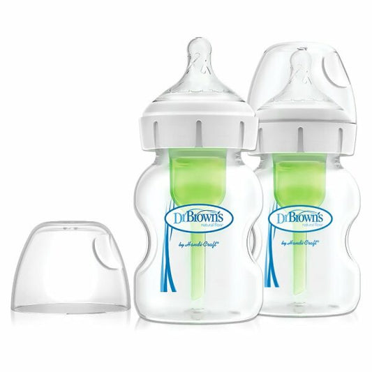 Dr Browns Options+ 150ml Wide Neck Bottles 2PK Level 1