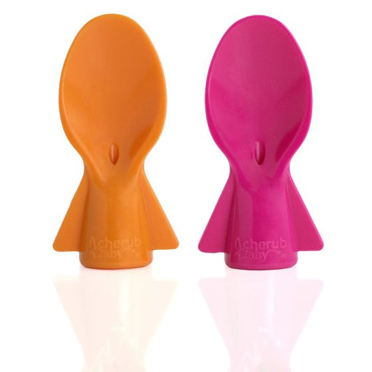 Cherub Universal Food Pouch Spoons 2Pk