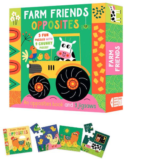Farm Friends Opposites Puzzle & Play