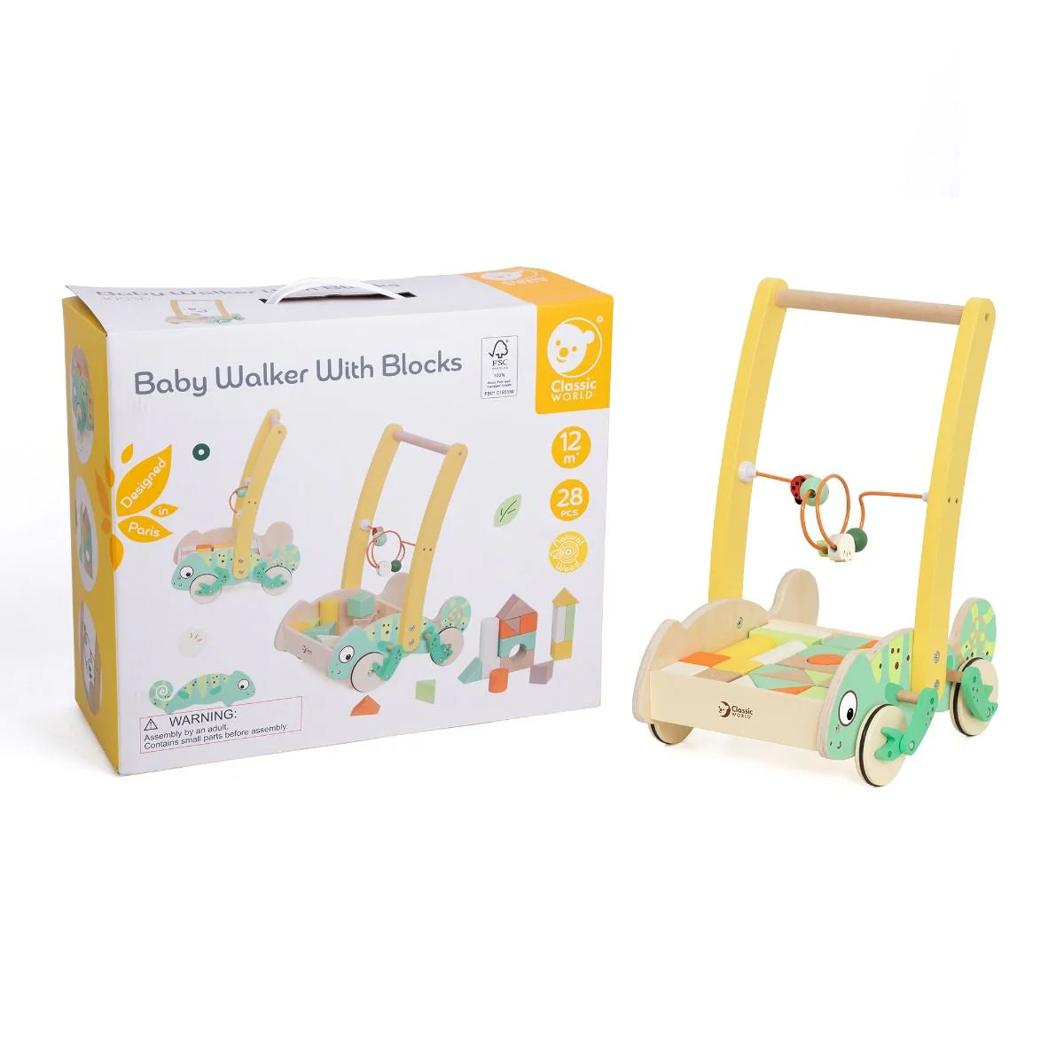 Baby Walker With Blocks
