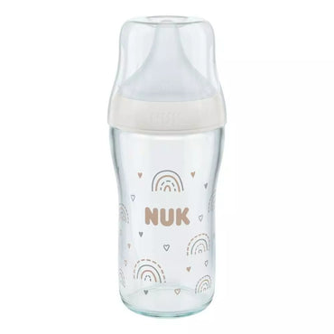 NUK Perfect Match Glass Bottle Temperature Control | Anti Colic Vent 120ml