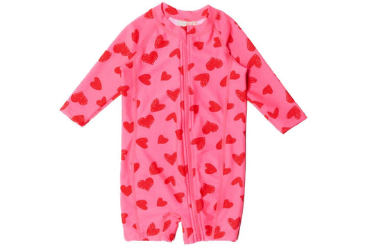 Neon by Nestling Shortie Swimmers – Pink Hearts