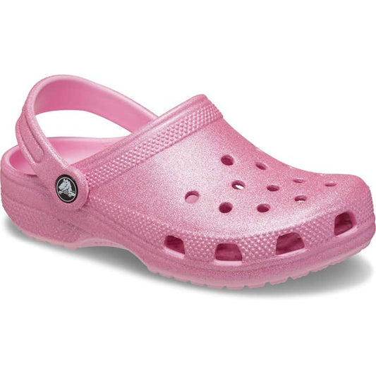 Crocs - Classic Clog Pink Tweed Glitter - Toddlers