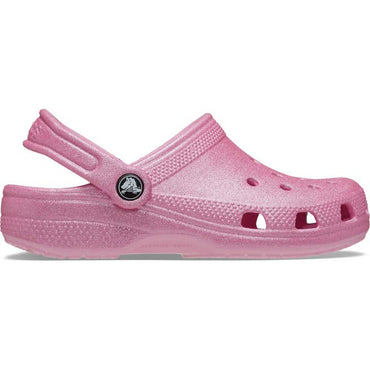 Crocs - Classic Clog Pink Tweed Glitter - Toddlers