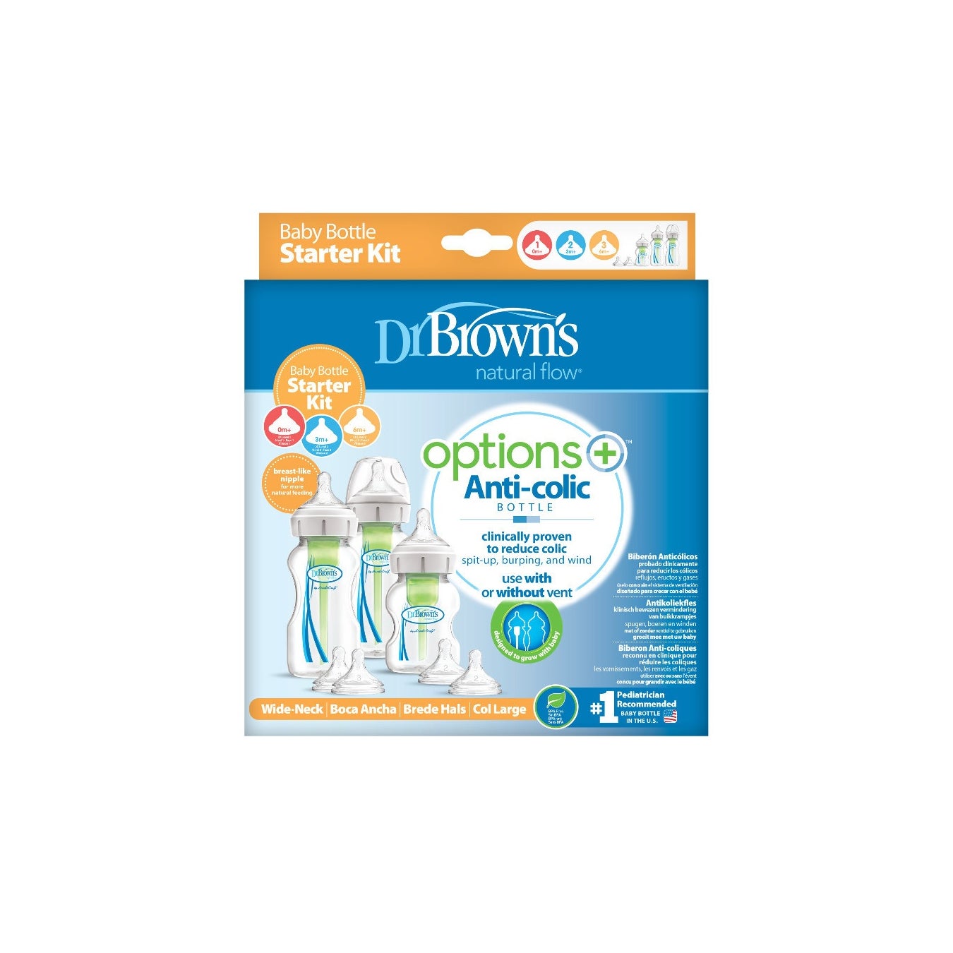 Dr Browns Options+ Wide Neck Starter Kit