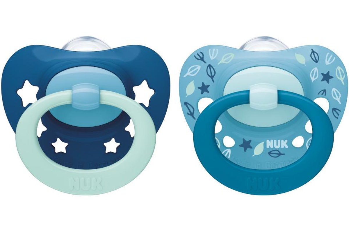 NUK Signature Silicone Soothers 2pk 6-18M