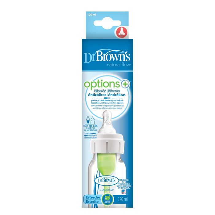 Dr Browns 120ml Options+ Anti-Colic Bottle - Level 1