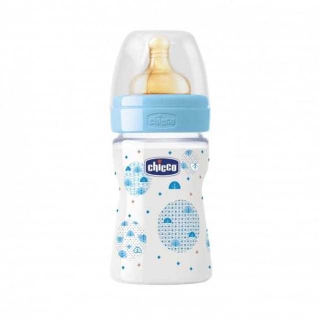 Chicco Well-being 150ml 0m+ Boy Bottle PP LTX