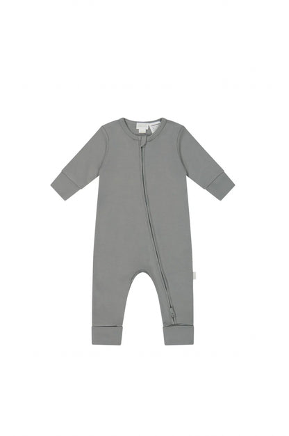 Jamie Kay - Pima Cotton Frankie Zip Onepiece - Chalk