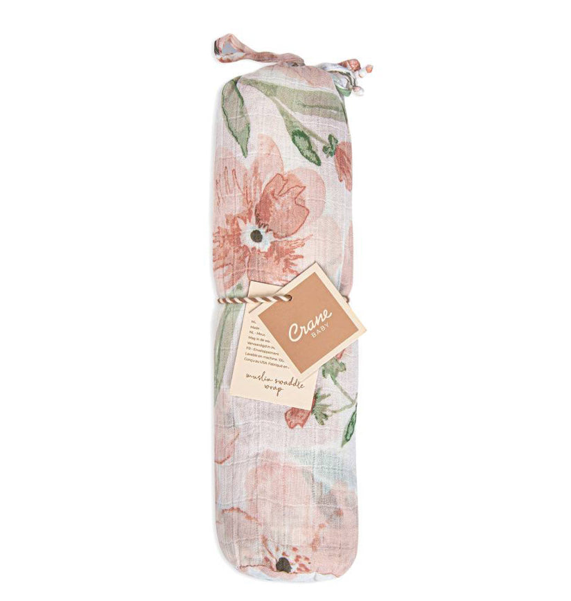 Crane Baby Single Swaddle - Parker Floral