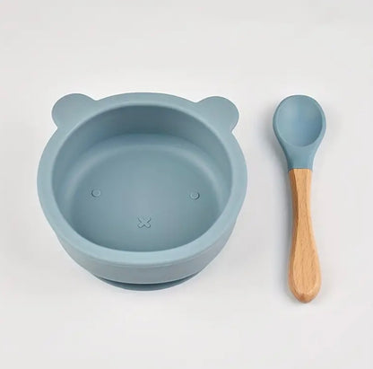 Silicone Bowl + Spoon - Assorted