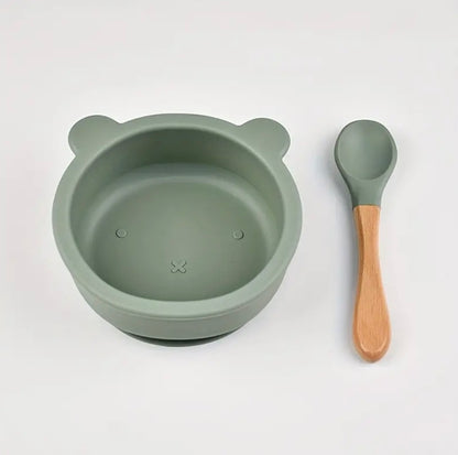 Silicone Bowl + Spoon - Assorted