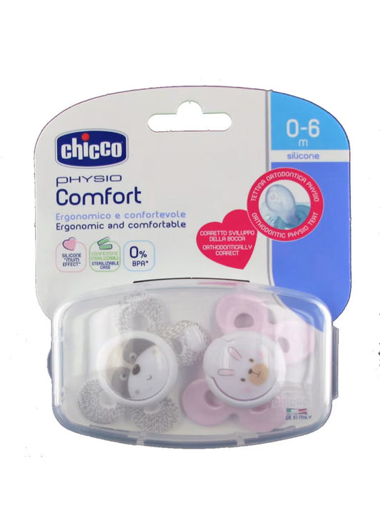 Chicco Soother - Comfort Sil 0-6m 2pk