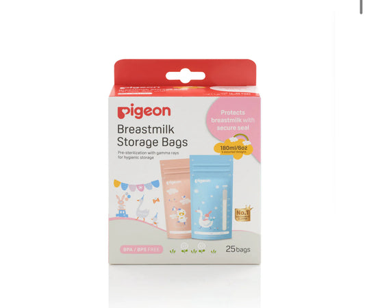 Pigeon - Breast Milk Storage Bag 180ml 25pcs - Animals