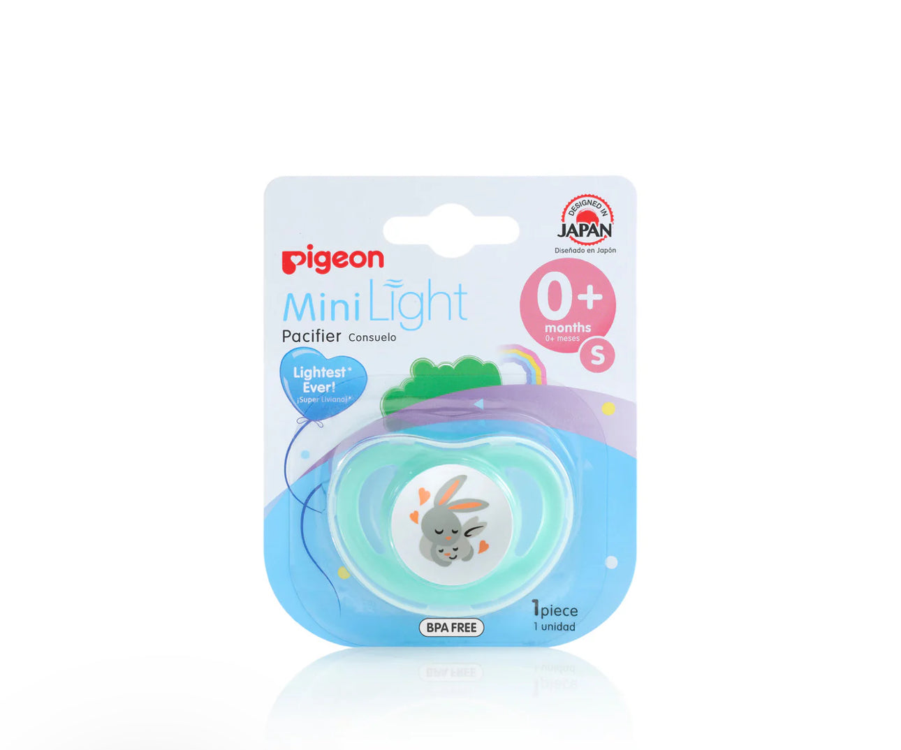 Pigeon - MiniLight Pacifier (S) Unisex - Rabbit