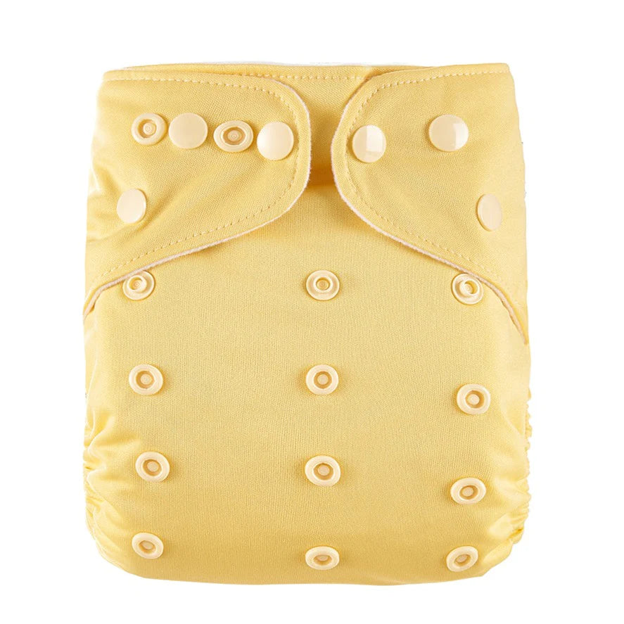 Bear & Moo Lemonade Cloth Nappy OSFM Suede Cloth