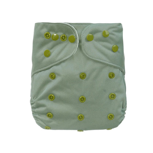 Bear & Moo Sage Cloth Nappy OSFM Suede Cloth