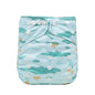 Bear & Moo Crocodiles Cloth Nappy OSFM Suede Cloth