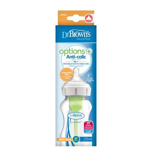 Dr Browns Options+ 270ml Wide Neck Level 1 Bottle