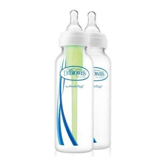 Dr Browns Options+ Narrow Neck Level 1 Teat 250ml Bottles 2PK