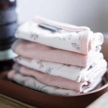 Little Linen Towelling Washers 6PK - Harvest Bunny