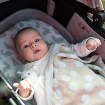 Little Linen Cotton Cot Knit Blanket - Windsor