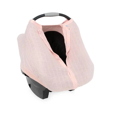 Little Unicorn Muslin Car Seat Canopy V2 - Rose Petal