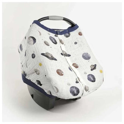 Little Unicorn Muslin Car Seat Canopy V2 - Planetary