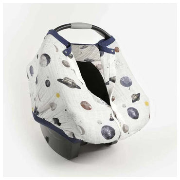 Little Unicorn Muslin Car Seat Canopy V2 - Planetary