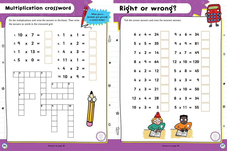 Help With Homework Times Tables Age7+