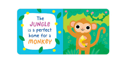 A Home For A Monkey Wobbly Eye Board Book
