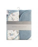 LITTLE LINEN HOODED TOWEL 2PK