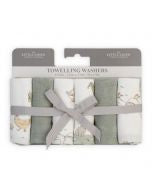 LITTLE LINEN TOWELLING WASHER 6PK