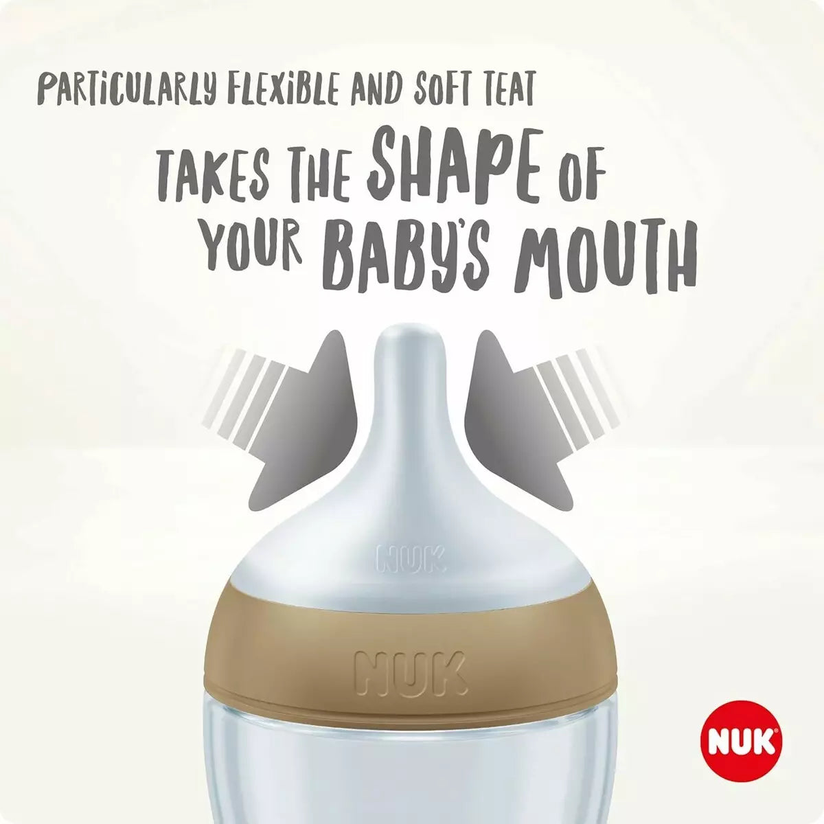 NUK Perfect Match Glass Bottle Temperature Control | Anti Colic Vent 120ml