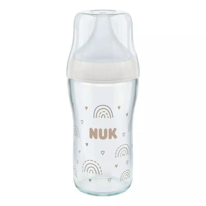 NUK Perfect Match Glass Bottle Temperature Control | Anti Colic Vent 230ml