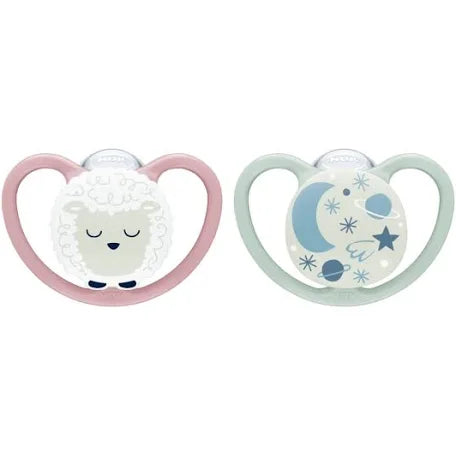 NUK - SPACE NIGHT SILICONE SOOTHER