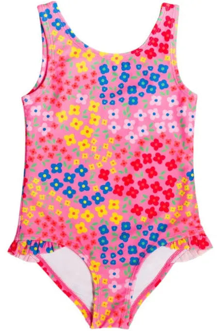 Neon by Nestling Girls Swimsuit - Floral