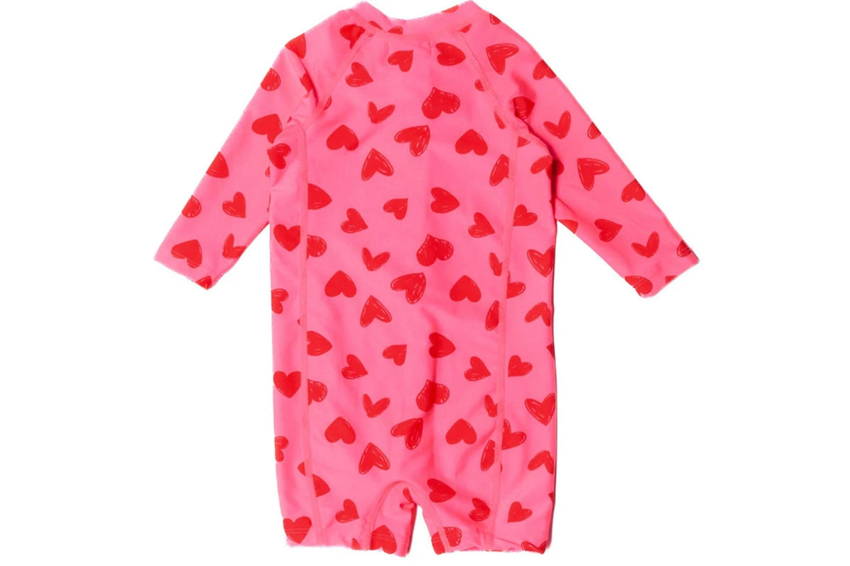 Neon by Nestling Shortie Swimmers – Pink Hearts
