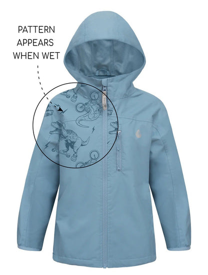 Therm SplashMagic Rainshell - Stone Blue | Waterproof Windproof Eco