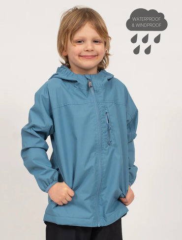 Therm SplashMagic Rainshell - Stone Blue | Waterproof Windproof Eco