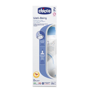 Chicco Well-being 2m+ Bottle 250ml Boy PP LTX