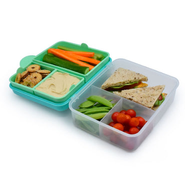 Melii 2 Tier Bento Box - Blue & Mint