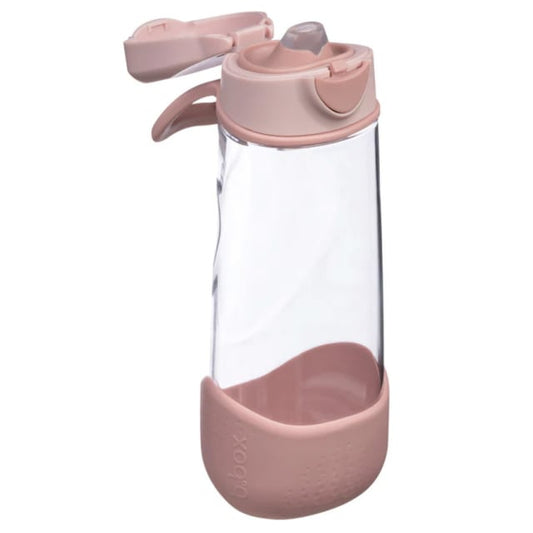 B.box 600ml Sport Spout Drink Bottle - Blush Crush