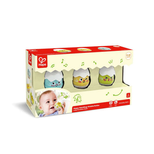 Hape - Happy Hatchlings Wobble Rattles