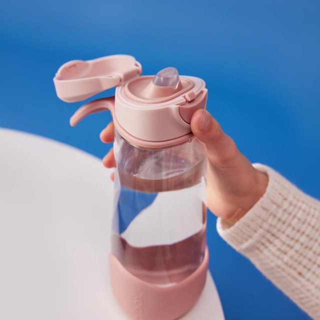 B.box 600ml Sport Spout Drink Bottle - Blush Crush