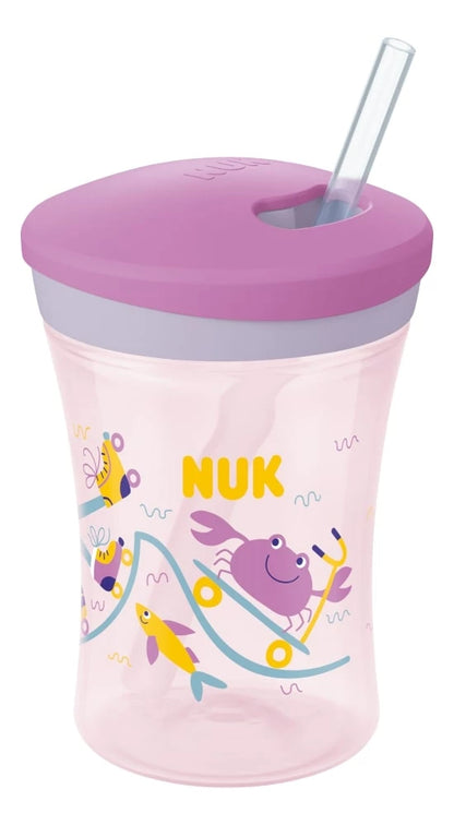 NUK Action Cup 230ml With Straw